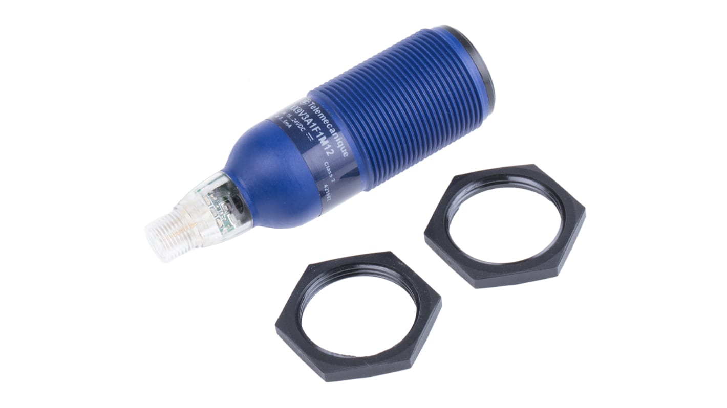 Sensore di prossimità cilindrico PNP Telemecanique Sensors XX518A3PAL2, rilevamento da 50 a 500 mm, IP67, M18 x 1.