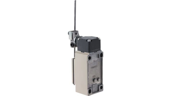 Interruttore di interblocco Omron D4B4117N, Asta NO/NC, custodia metallica, grado di protezione IP67, dimensioni 99.5mm x 43mm x 40mm.