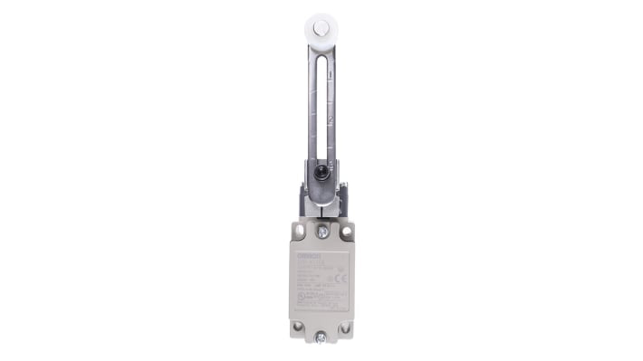 Interruttore di interblocco Omron D4B4116N, leva a rullo, DPST, protezione IP67, dimensioni 99,5 x 40 x 43 mm.