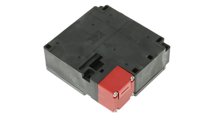 Interruttore di interblocco a solenoide Omron D4NL-1CFG-B, 24V cc, IP67, dimensioni 95mm x 88.5mm x 35.5mm, 2NC + 1NC/1NO.