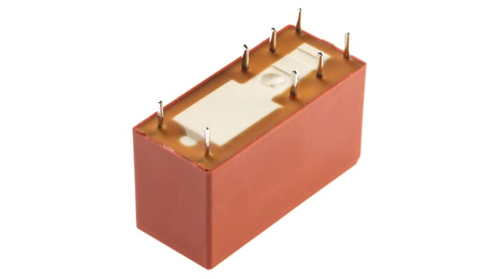 Relè di potenza Siemens LZX, bobina 24V cc, corrente 8A, montaggio flessibile, dimensioni 29x12,7x19,5 mm.