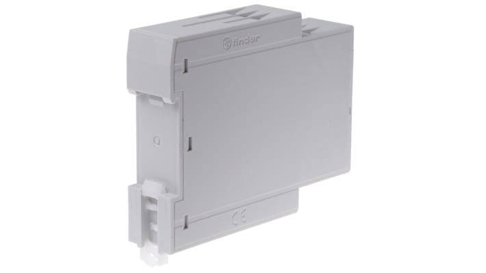 Finder Timer Relay 83.82.0.240.0000, DPST, montaggio su guida DIN 35 mm, intervallo 0,05 s a 10 giorni, 24-240 V.
