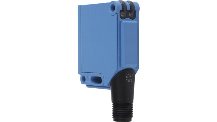 Sensore fotoelettrico rettangolare Sick WTB12-3P2431, rilevamento 20-350 mm, uscita PNP, montaggio a pannello, IP66/IP67/IP69K.