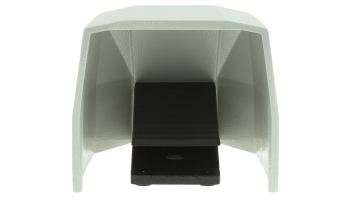Interruttore a pedale Siemens 3SE2903-1AA20, 2NO/2NC, IP65, dimensioni 265 x 156 x 138 mm, operazione momentanea, alluminio.
