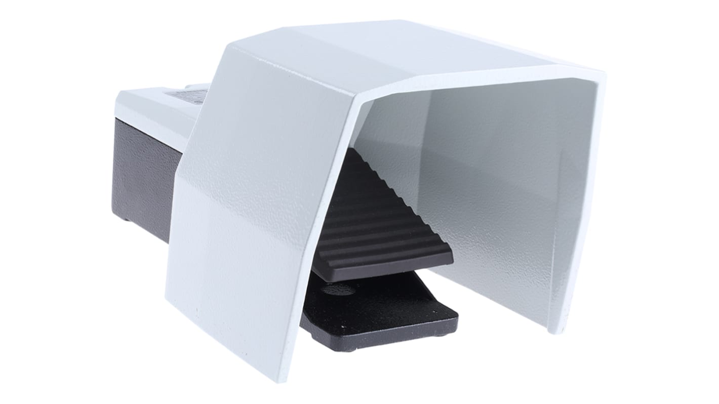 Interruttore a pedale Siemens 3SE2902-0AA20, SPDT, contatto momentaneo, IP65, dimensioni 265 x 156 x 138 mm.