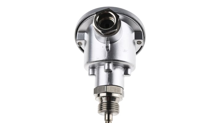 Sensore di temperatura PT100 Jumo 902023/10-402-1003-1-6-100-104/000, sonda RTD a vite, lunghezza 100mm, diametro 6mm, guaina in acciaio INOX.
