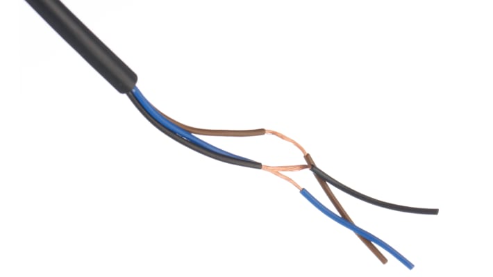 Cavo connettore maschio Omron E3X-CN11 5M OMS per sensori E3X-HD e E3X-NA, lunghezza 5 metri, installazione semplice e affidabile.