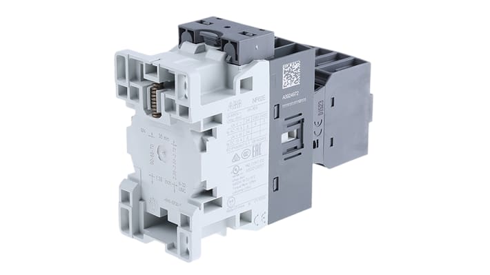 Contattore ABB 1SBH137001R1362 NF62E-13, 6NO + 2NC, 230 V ca, 690 V ca, dimensioni 45x86x110.5 mm, temperatura -40/+70 °C.
