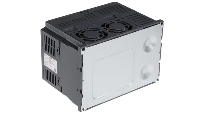 Inverter trifase Mitsubishi Electric FR-D740-120SC-EC, potenza 5,5 kW, dimensioni 150x220x155 mm, interfaccia ModBus, grado di protezione IP20.