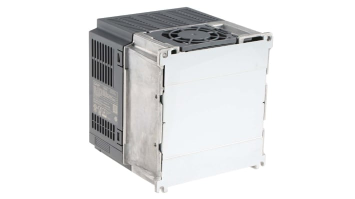 Mitsubishi Electric FR-D720S-100SC-EC, inverter monofase 2,2 kW, dimensioni 150x140x145 mm, protezione IP20.