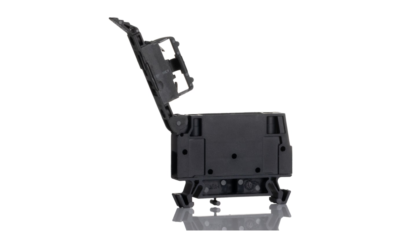 Terminale guida DIN con fusibile Weidmüller 1886590000 - 6,3A, passo 9,1mm - Serie W - Per automazione e gestione energia.