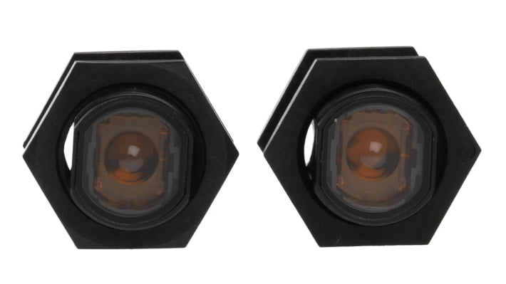 Omron E3FATP21, sensore fotoelettrico cilindrico a fascio diretto, rilevamento fino a 20 m, uscita PNP, grado di protezione IP67/IP69K.