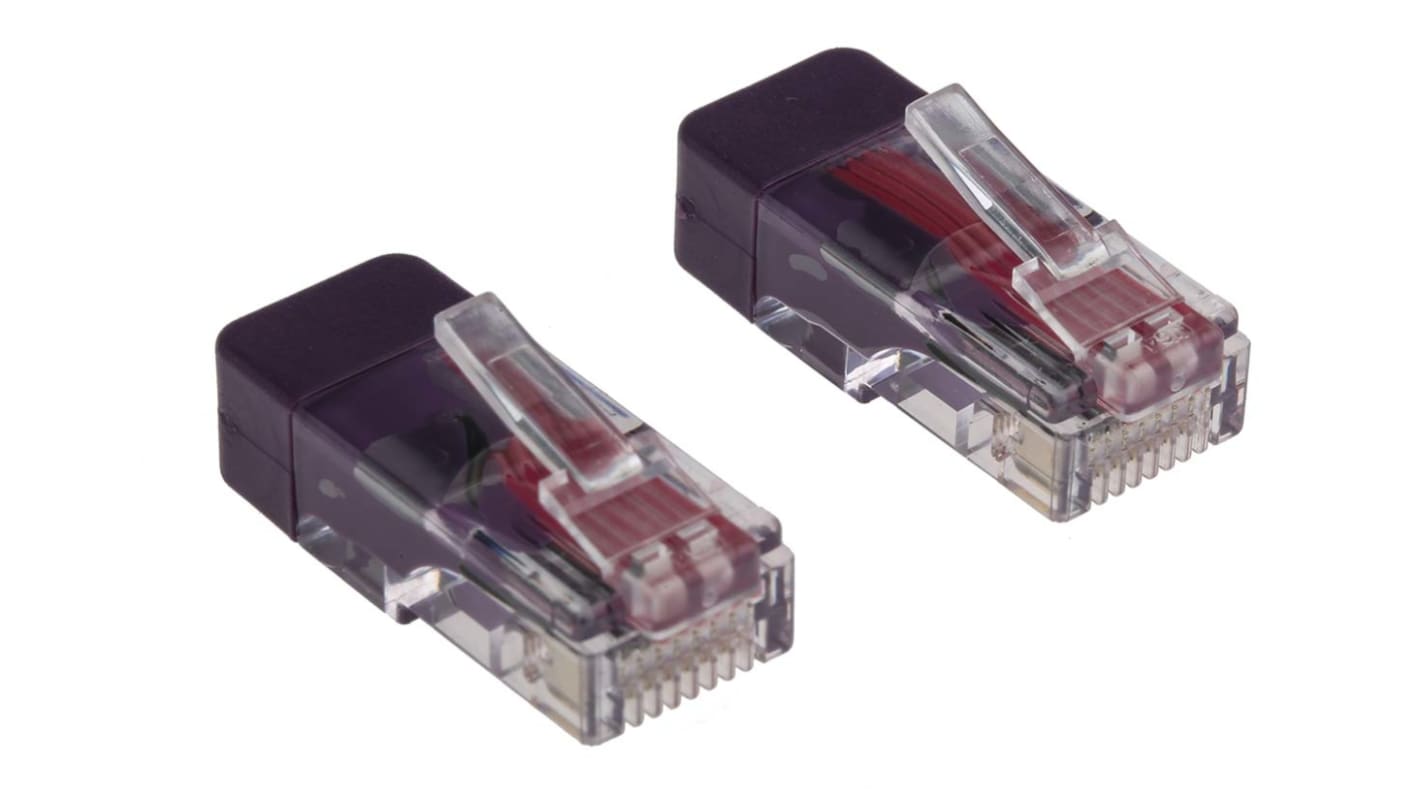 Terminatore di linea CANopen Schneider Electric TCSCAR013M120 per connettore RJ45, set da 2. Ideale per reti di automazione industriale.