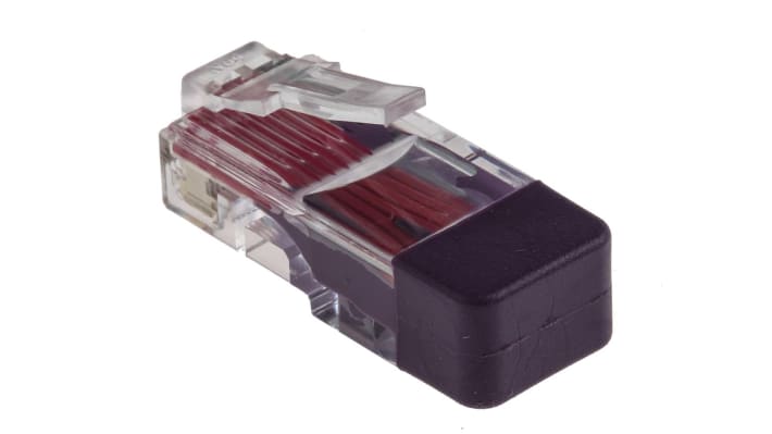 Terminatore di linea CANopen Schneider Electric TCSCAR013M120 per connettore RJ45, set da 2. Ideale per reti di automazione industriale.