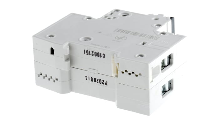 Interruttore differenziale Siemens 5SU1356-7KK10, 1P+N, 10A, montaggio DIN, dimensioni 90x36x77mm, sensibilità 30mA.