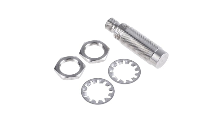 Sensore di prossimità cilindrico PNP Telemecanique Sensors XS918R4PAM12, M18 x 1, rilevamento fino a 20 mm, IP68/IP69K.