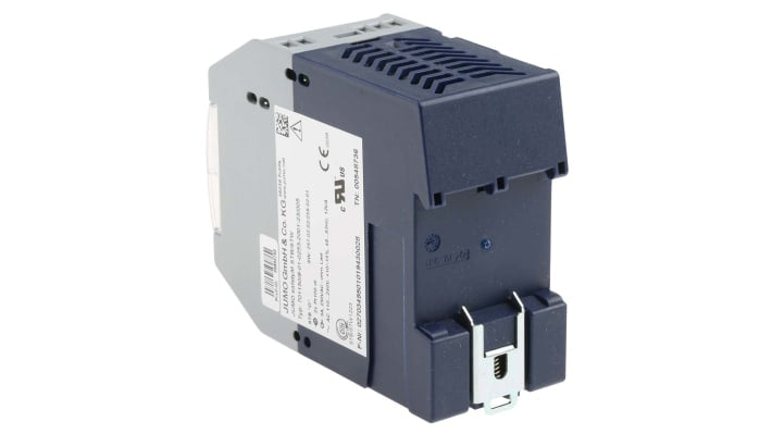 Limitatore di temperatura Jumo 701150/8-01-0253-2001-23/005, tensione 110-240 V, dimensioni 85 x 45 mm, monitoraggio ON/OFF.