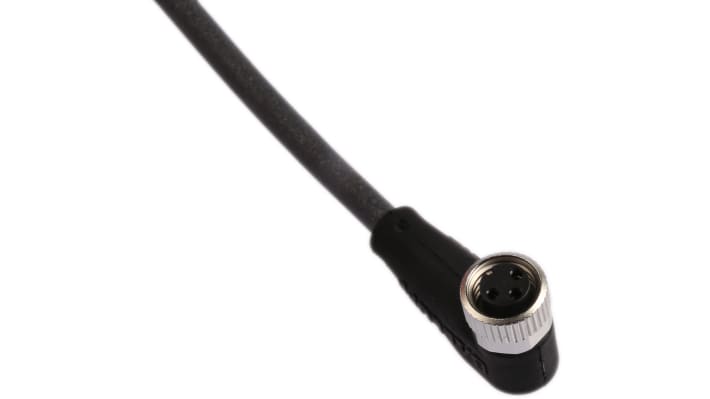 Cavo sensore attuatore M8 femmina BALLUFF, 5 m, 3 conduttori, protezione IP67, per collegamenti in ambienti industriali.