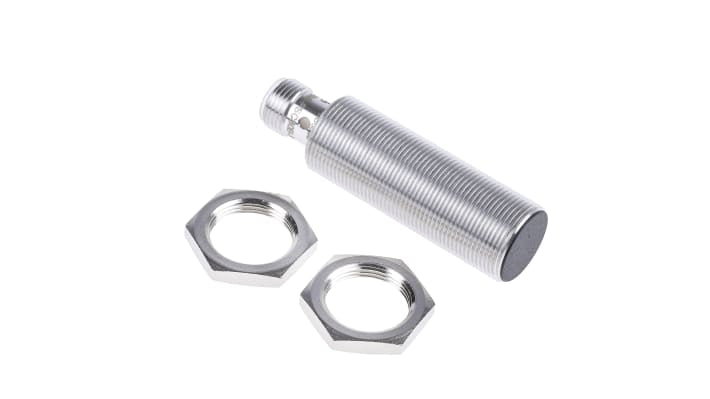 Sensore di prossimità cilindrico PNP BALLUFF BES M18MI-PSC80B-S04G, rilevamento 8 mm, grado di protezione IP67, connettore M12.