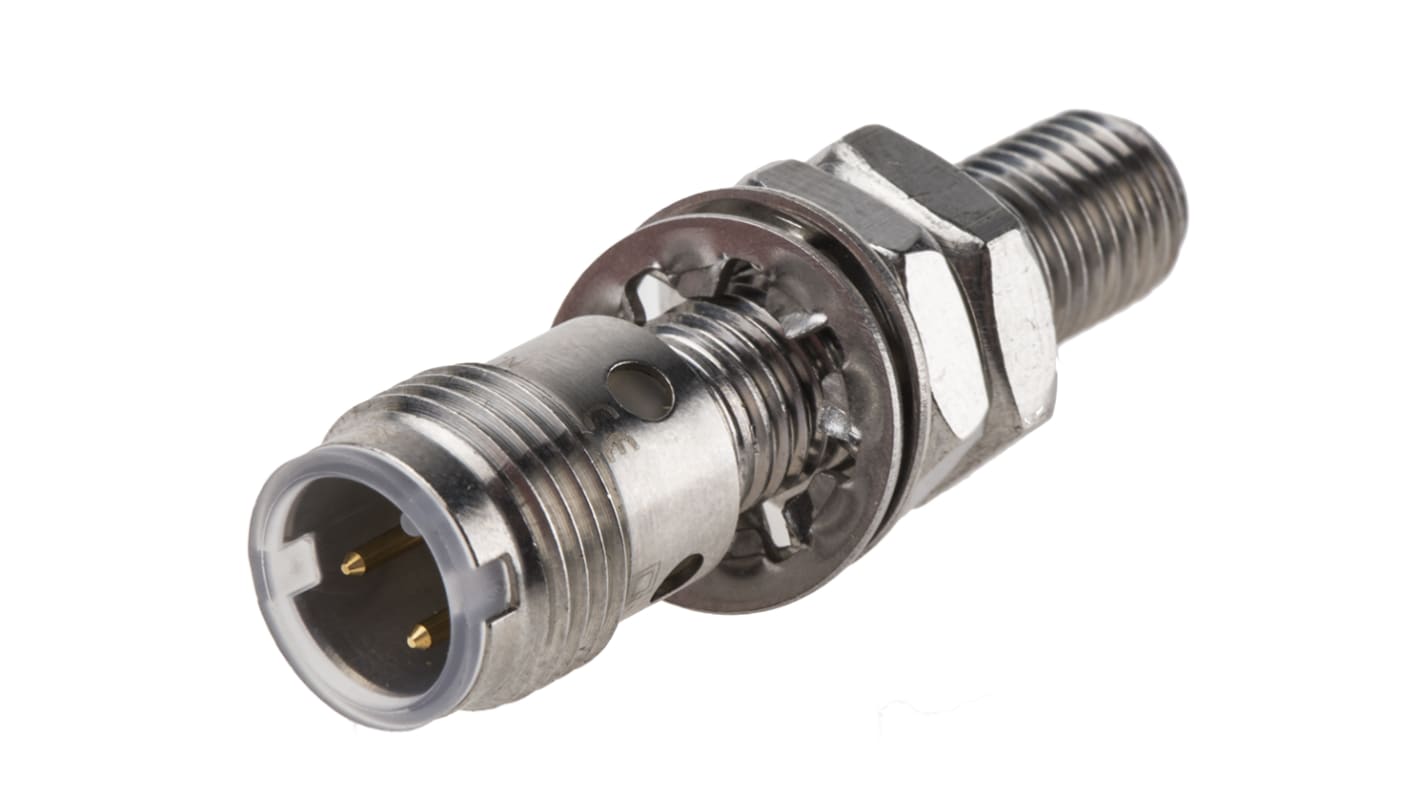 BALLUFF BES M08EE-PSC15B-S04G, sensore di prossimità induttivo PNP M8, rilevamento 1,5 mm, IP68, corpo in acciaio inox.