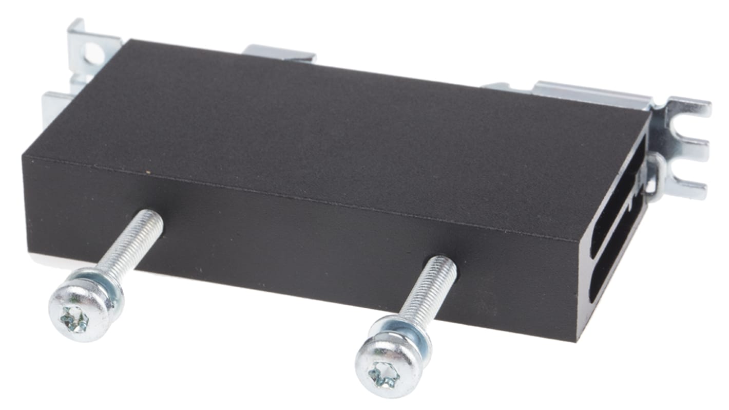 Dissipatore Carlo Gavazzi RHS37A per relè a stato solido, montaggio su guida DIN, ottimizza la dissipazione del calore nella serie RGS.