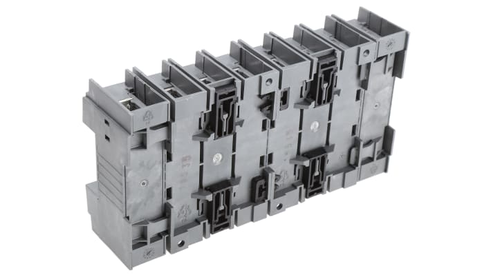 Interruttore di isolamento ABB OT100F4C, 4 poli, 100A, montaggio su guida DIN, per centri di controllo motori.