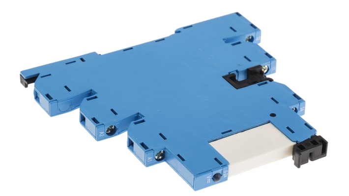 Finder 39.31.0.006.0060, relè d'interfaccia per guida DIN, contatti SPDT, bobina 6V, dimensioni 6,2 x 90,7 x 94,3 mm.