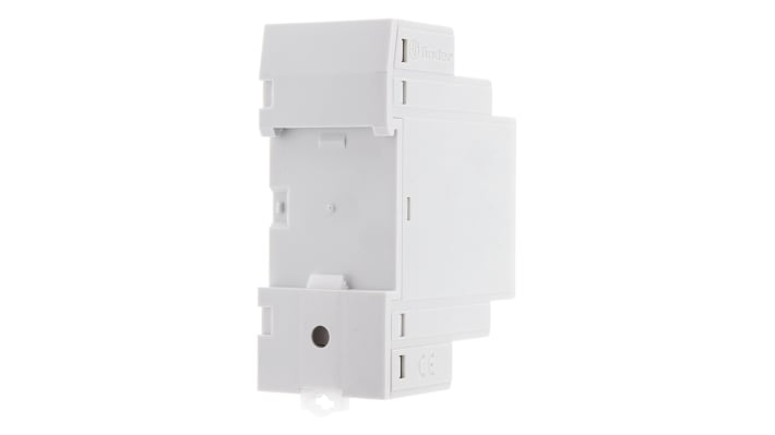 Contattore Finder 22.34.0.012.4720, 4 poli 3NO + 1NC, 25 A, tensione bobina 12 V c.c., dimensioni 35x35x60.8 mm.
