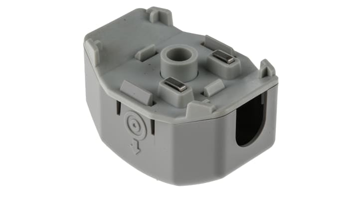 Finder 072.11, sensore d'acqua in superficie, montaggio su guida DIN, corpo in acciaio inox, uscita relè, regolazione sensibilità 5-150 kΩ.
