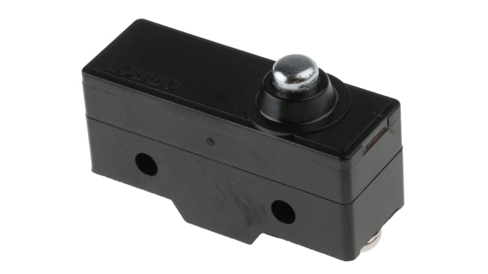 Interruttore di fine corsa Omron Z-15GD-B, stantuffo SPDT, NO/NC, dimensioni 49.2mm x 30.7mm x 17.45mm, grado di protezione IP00.