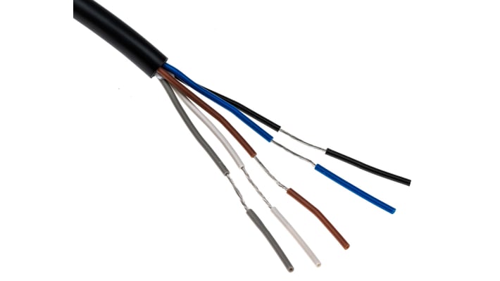 Sensore fotoelettrico rettangolare Omron E3JK-DR12 2M, rilevamento fino a 300 mm, uscita a relè, grado di protezione IP64.