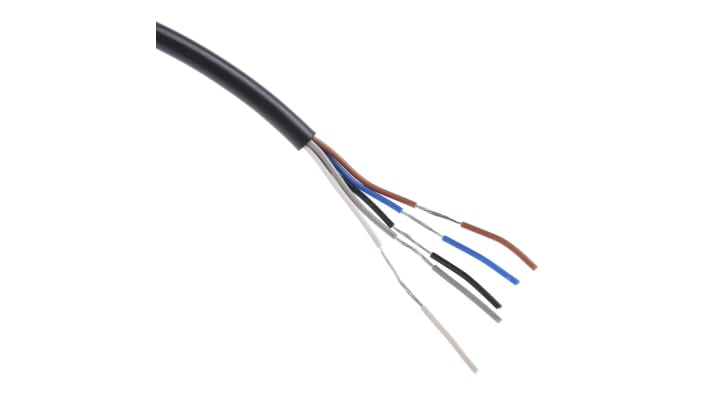 Omron E3JK-RR12 2M, sensore fotoelettrico rettangolare a retroriflessione, rilevamento 10 mm a 10 m, alimentazione 24-240 V c.a.