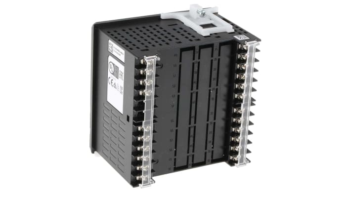 Termoregolatore PID Omron E5AC-RX4A5M-000, montaggio a pannello, dimensioni 96x96 mm, uscita relè, alimentazione 100-240 V.