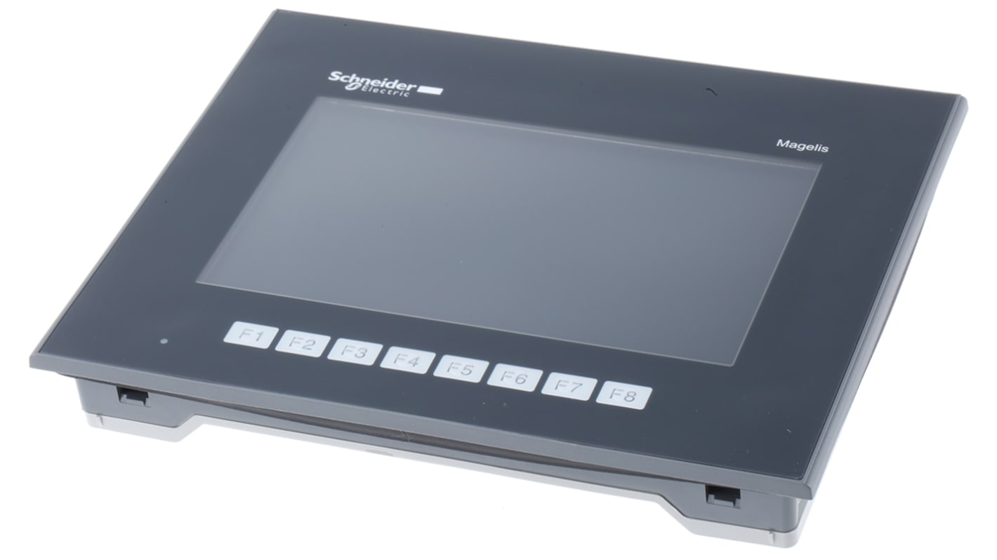 Schneider Electric HMIGTO3510: Touch panel HMI Magelis GTO, display TFT 7 poll. per automazione industriale. Comunicazione Ethernet, IP65, retroilluminazione LED.
