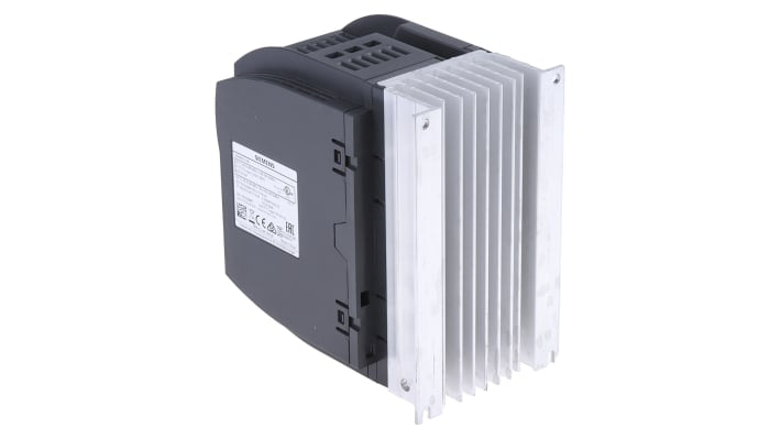 Inverter Siemens 0,75 kW, 400 V c.a., 3 fasi, 0 550Hz - Serie SINAMICS V20 - 6SL3210-5BE17-5UV0. Ideale per motori industriali, montaggio versatile.