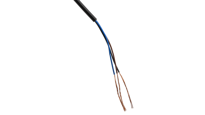 Omron E2E-C03SR8-WC-C1 2M, sensore di prossimità cilindrico NPN, rilevamento 0,8 mm, IP67, acciaio inox, 27,1 mm x 3 mm.