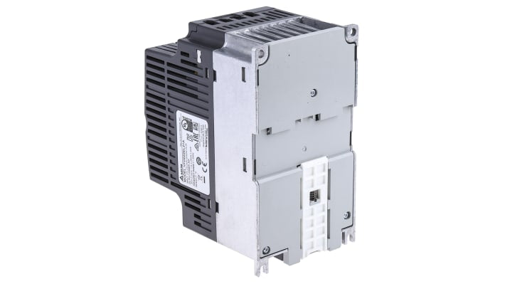 Inverter monofase Delta Electronics VFD022EL21A, potenza 2,2 kW, 230 V, interfaccia RS-485, dimensioni 174x136x100 mm.