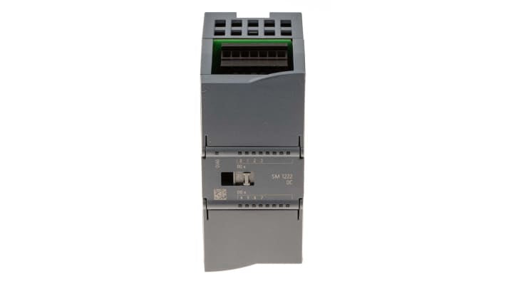 Modulo I/O PLC Siemens 6ES7222-1BF32-0XB0 con 8 uscite digitali per SIMATIC S7-1200. Allarmi diagnostici e ampia temperatura operativa. Ideale per industria e robotica.