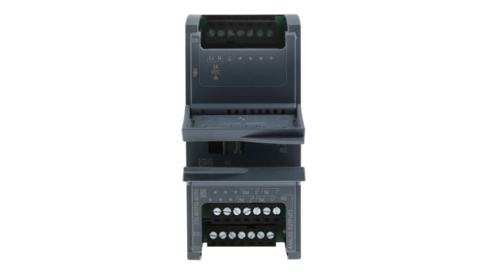 Modulo I/O PLC analogico Siemens SM 1232 (6ES7232-4HD32-0XB0) per SIMATIC S7-1200, 4 uscite, isolamento ottico e protezione IP20. Adatto per funzioni di rilevamento e controllo.
