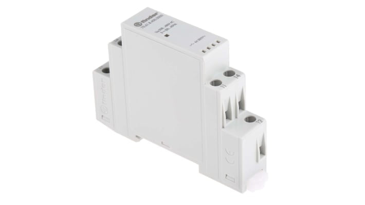 Finder 70.61.8.400.0000, relè di monitoraggio tensione SPDT, montaggio su guida DIN, dimensioni 60.8 x 17.5 x 87 mm.