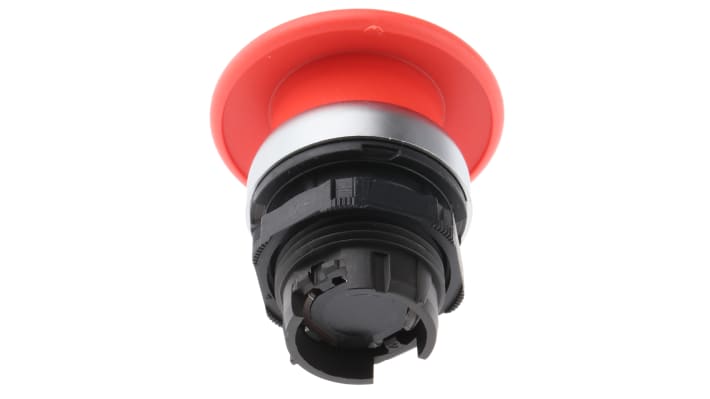Attuatore pulsante Lovato LPCB6144, rosso, diametro foro 22mm, IP66/IP67/IP69K, montaggio a scatto, -25 a 70°C.