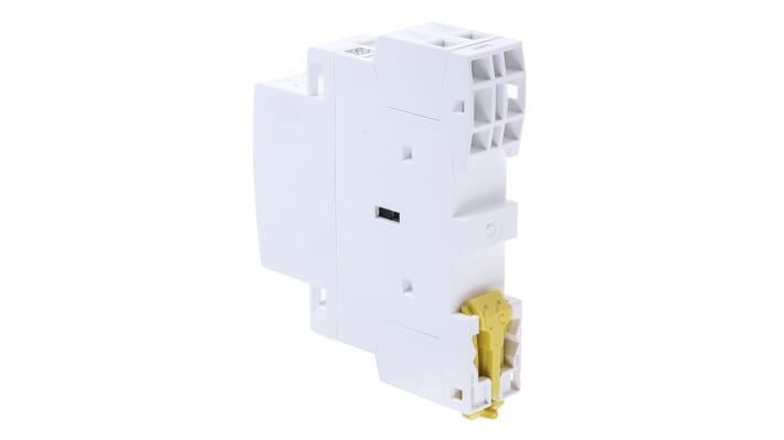 Contattore Schneider Electric iCT 2P 2NO 25A 230V - A9C20732 per motori, illuminazione e HVAC. Bobina 230V, facile installazione su guida DIN.