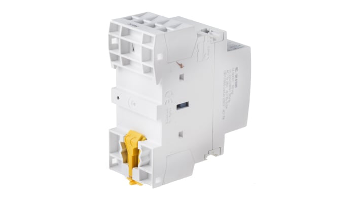 Contattore Schneider Electric Acti 9 iCT A9C21834: 4 poli, 4NO, 25A, 230V. Sicuro, facile da installare, ideale per carichi monofase/trifase.