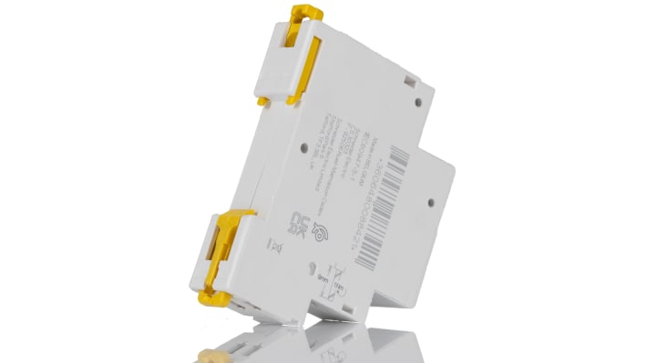 Indicatore LED monofase Schneider Electric A9E18331 per guida DIN, IP2X - Serie Acti9 iIL. Rileva tensioni da 12 a 48 V c.a./c.c. Ideale per impianti di assemblaggio e sistemi robotici.