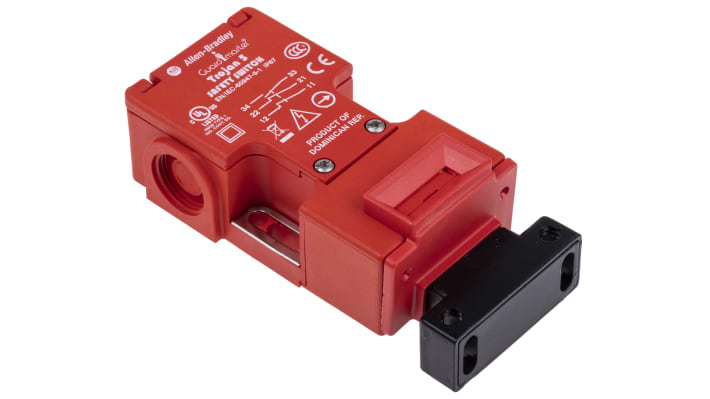 Interruttore di interblocco di sicurezza a chiave Allen Bradley Guardmaster 440K-T11467, 2NC/1NA, IP67, 240V, 6A, dimensioni 32mm x 95mm x 52mm.