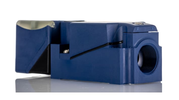 Sensore di prossimità induttivo Telemecanique XS8C4A1MPG13, rilevamento fino a 20 mm, corpo plastico, IP67, 40 x 40 x 117 mm.