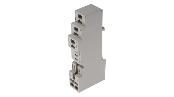 Omron P2RF05S, zoccolo per relè G2R-1-S, montaggio su guida DIN, 10A, 440V, connettori femmina a morsetto senza viti.