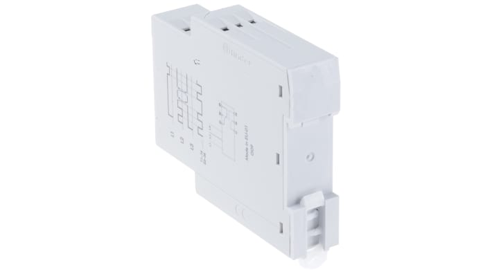 Finder 70.62.8.400.0000, relè di monitoraggio tensione DPDT, montaggio su guida DIN, dimensioni 100.3 x 22.5 x 78.8 mm.