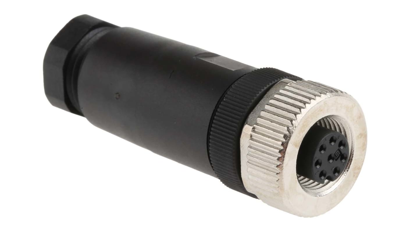Connettore circolare femmina Phoenix Contact SACC-M12FS SPEEDCON, 8 poli, IP67, -40 °C/+85 °C, ideale per automazione industriale.