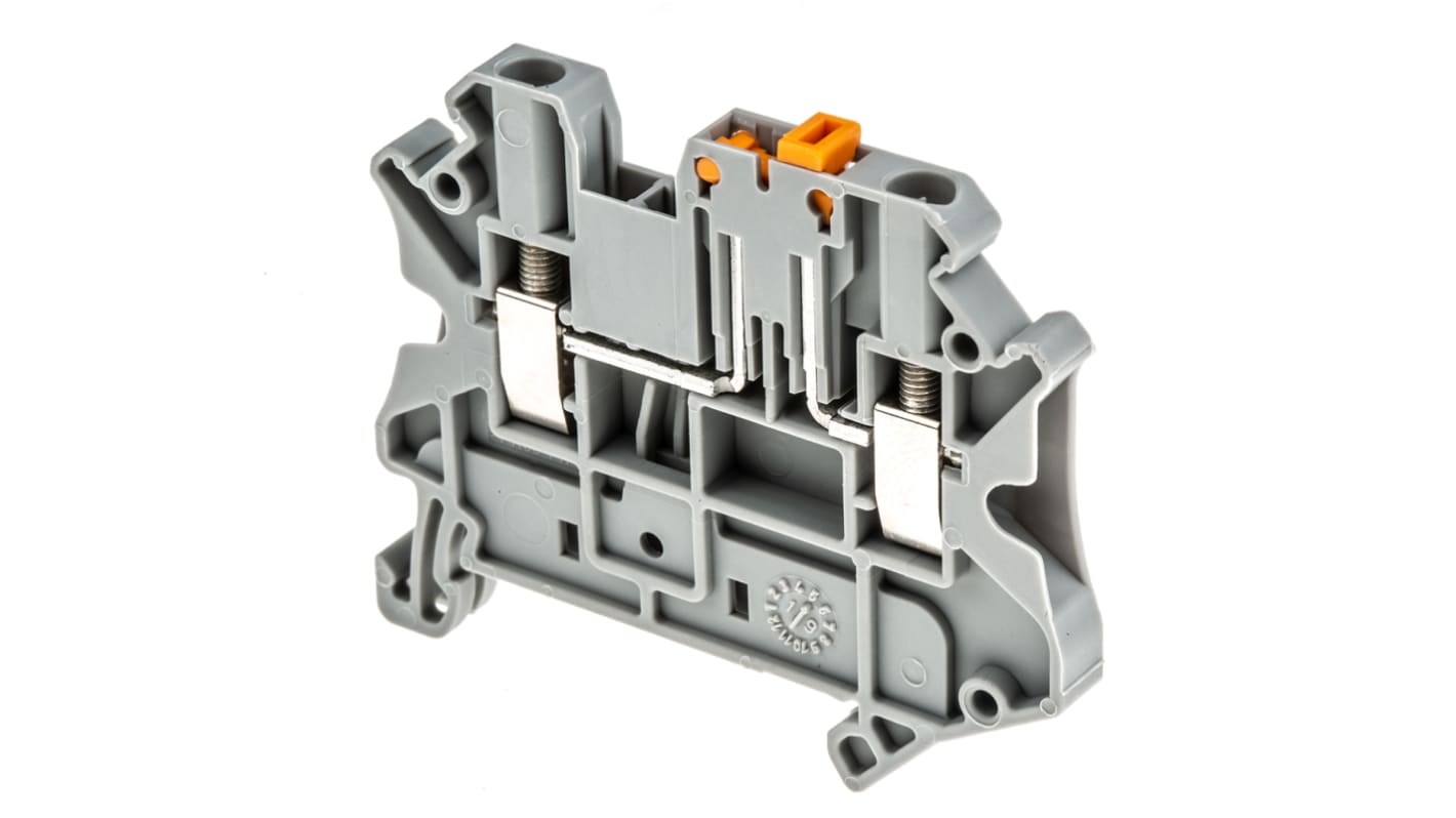 Morsettiera di scollegamento a lama Phoenix Contact 3046362, 20A, design compatto per settore energetico e industriale.